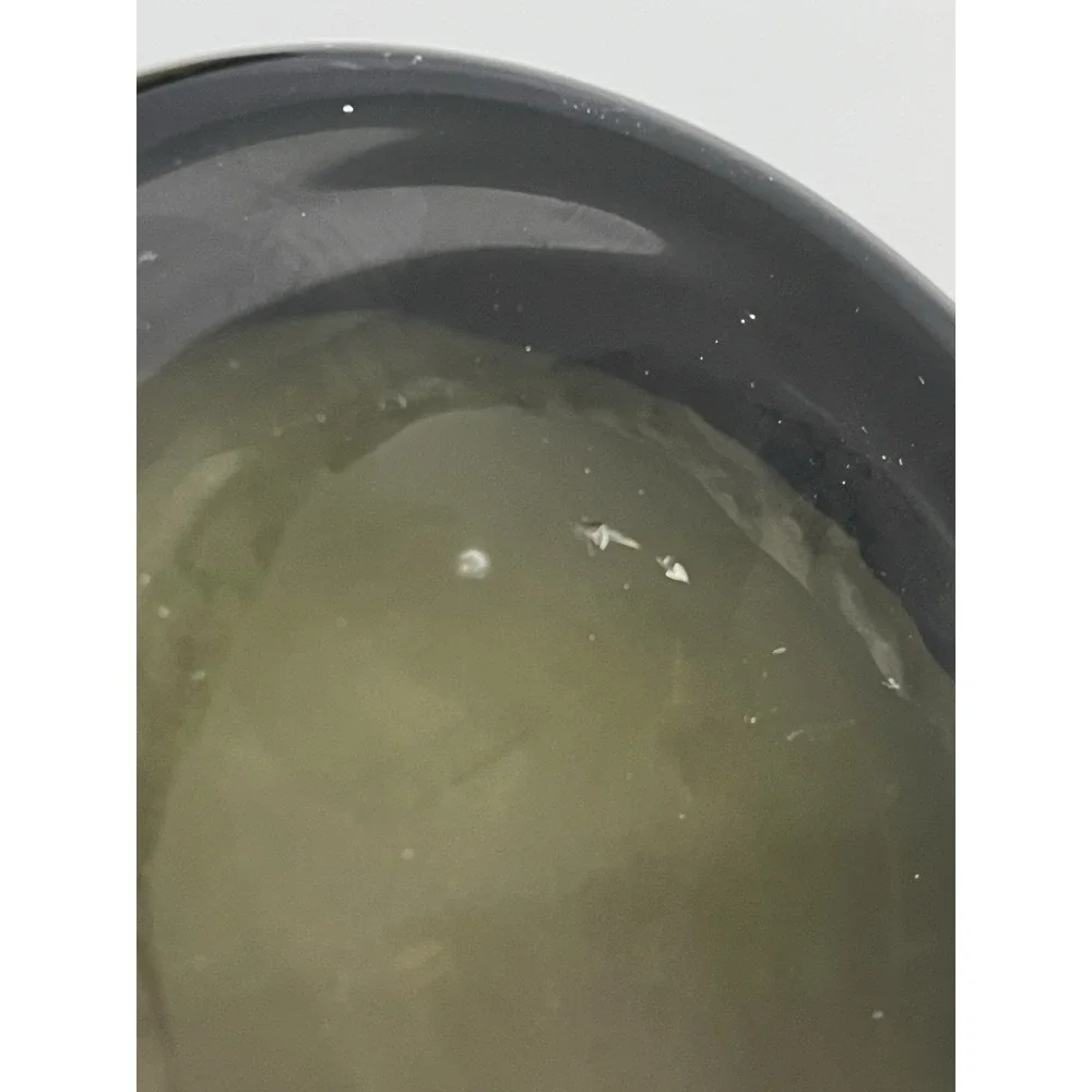 Tall Olive Green Jekyll Bottle Apothecary Alchemist Jar Vase Ombre Gradient